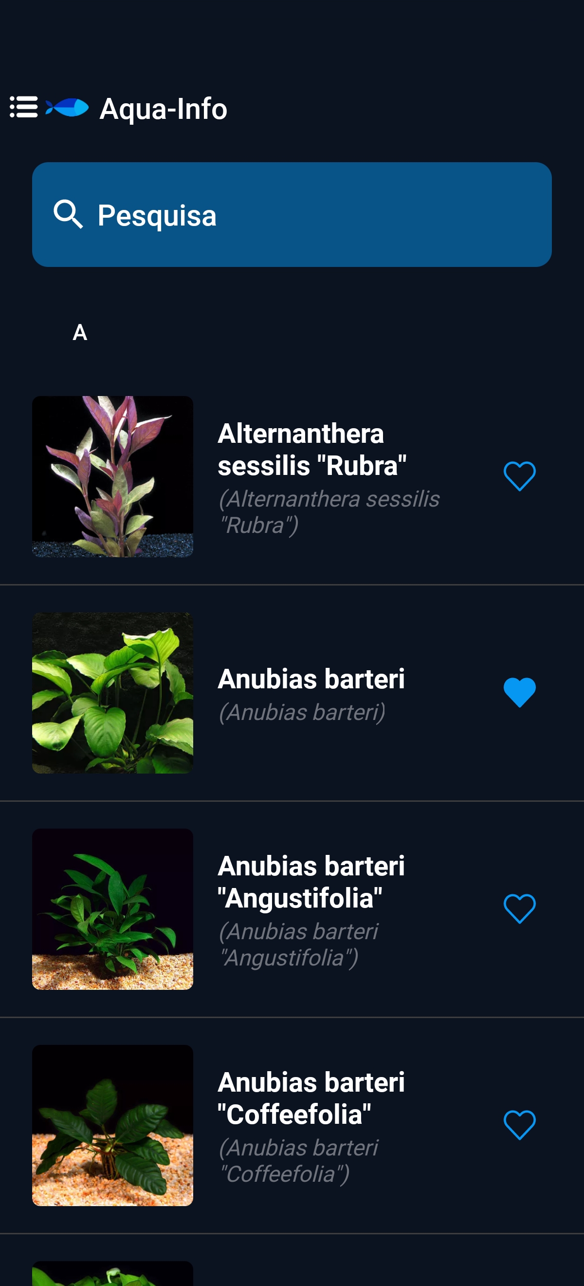 Registos de parâmetros