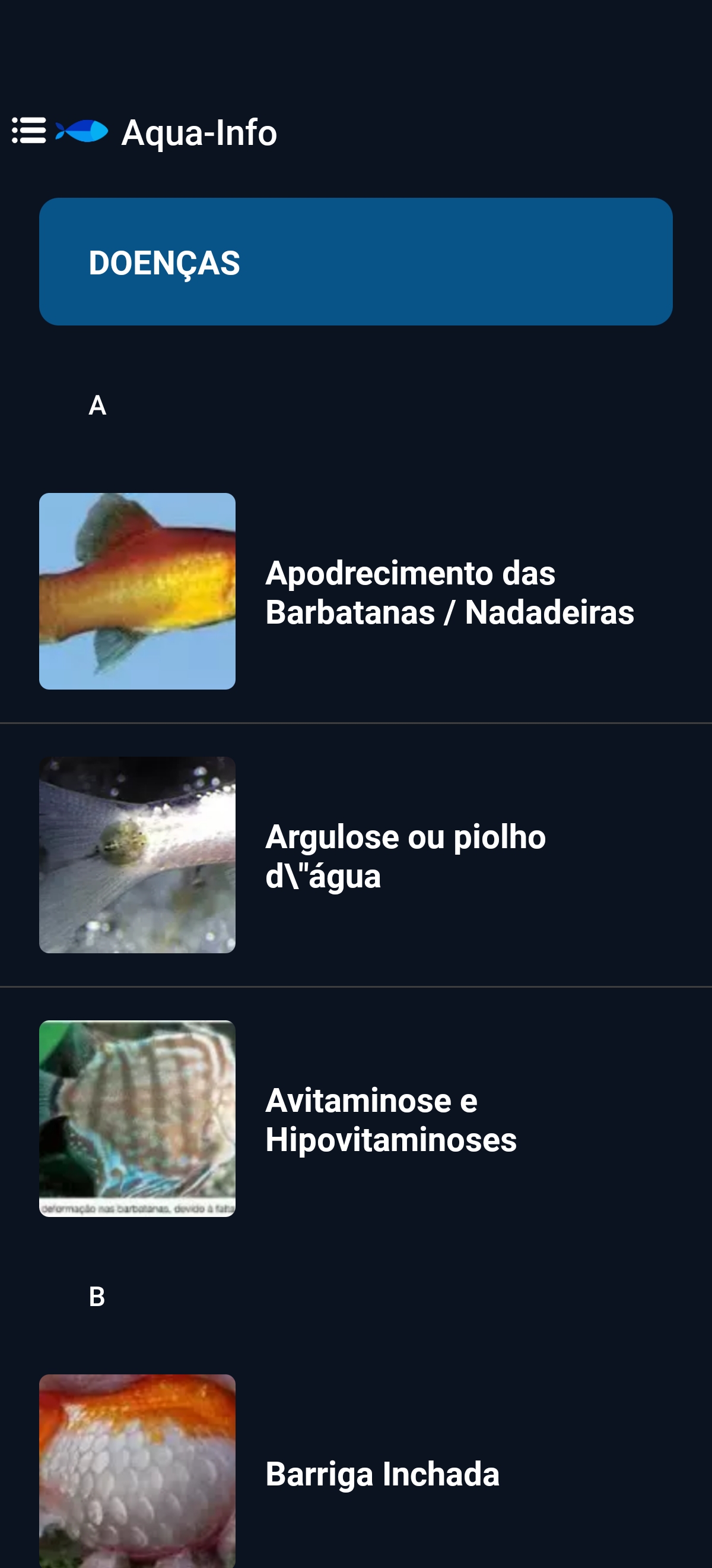 Estatísticas em gráfico